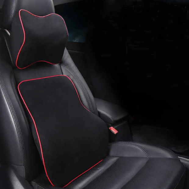 Car Neck And Back Rest Support (Memory Foam) | Daraz.com.np