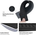 BUBM Memory Foam Keyboard Wrist Pad - Scratch and Stain Resistant Ergonomic Palm Rest Anti Skid(MHST-C(L)/GREY). 