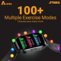 Alewa Strike Amoled Smart Watch 2.01" Large Display | Bluetooth Calling | IP67 WaterProof | Metal Body | Extra Strap | G-Sensor. 