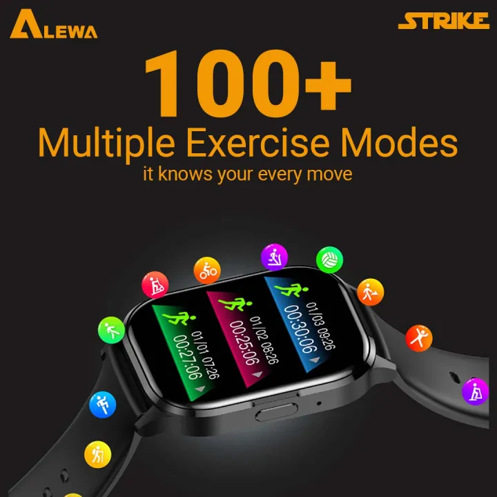 Alewa%20Strike%20Amoled%20Smart%20Watch%202.01"%20Large%20Display%20%7C%20Bluetooth%20Calling%20%7C%20IP67%20WaterProof%20%7C%20Metal%20Body%20%7C%20Extra%20Strap%20%7C%20G-Sensor%20-%20Image%206