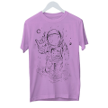 Cool Unique Astronaut Cotton Unisex Summer T-shirt. 