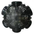 Oufeiton River Prawn Fishing Trap Portable Heavy Duty Fishing Bait Trap with Fine Mesh Ideal for Catching River Prawn Shrimp Crawfish Eel Loach. 