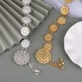 Classic Metal Ethnic Style Belt Bell Tassel Belt Hollow Out Dance Dress Belt Chains Party Decoration. 