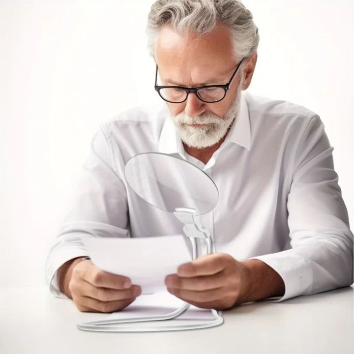 Portable%20Reading%203X/10X%20Magnifying%20Glass%20Neck%20Hanging%20Durable%20Hands%20Free%20Magnifier%20High%20Definition%20Large%20Adjustable%20Magnifier%20Gifts%20for%20Elderly%20-%20Image%204