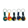 Military Parachute Woven Rope Ball Keychain Lanyard Key Ring Monkey Fist Key Chains Outdoors Survival Tool Jewelry Gener. 