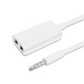 3.5Mm Jack 1 In 2 Out Earphone Aux Cable Splitter Headphones Mobile Phone Plug One In Two Couples For Audio Line. 