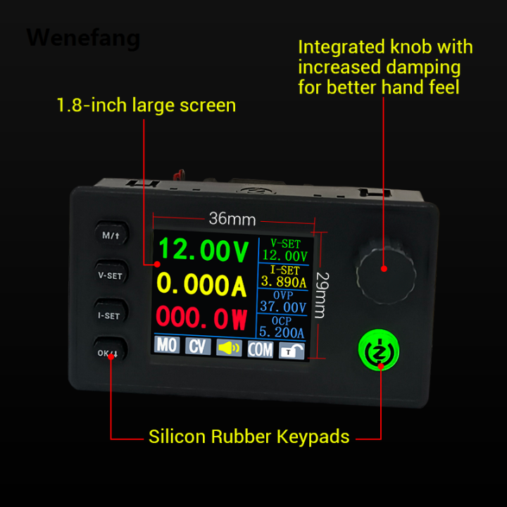 Wenefang%20DC%20DC%20Buck%20Boost%20Converter%2040W/90W%20Adjustable%20Regulated%20Laboratory%20Portable%20Power%20Supply%20CC%20CV%204.5A/5A%200.5-36V%205V%206V%2012V%2024V%20Power%20Module%20-%20Image%204