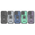 For iPhone 16 Pro Max Case With Slide Camera Cover Built in 360° Rotate Ring Stand Kickstand Full-Body Rugged Shockproof Protective Phone Cover. 
