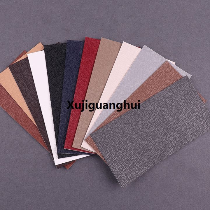 Xujiguanghui%2020X10cm%2012%20Color%20Self%20Adhesive%20Leather%20Patch%20On%20Sofa%20Clothes%20RLuxury%20epaire%20Leather%20PU%20Fabric%20Large%20Stickers%20Patches%20Lychee%20Pattern%20-%20Image%202