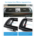 FORIDE 2X Plated Black Dashboard Central Air Conditioner Vent Grille Complete Assembly for 5 Series F10 F11 F18 64229209136. 