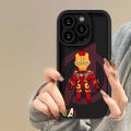 Marvel Spider-Man Phone Case Compatible For IPhone 11 XR 14 13 15 12 11 Pro Max 7Plus 7 6 8 6S Plus X XS MAX Captain America Shockproof Cover. 