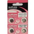 SUNCOM LR920 LR69 AG6 1.55V Mercury Free Alkaline Battery for Watch, Calculator and Electronics. 