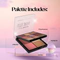 Hilary Rhoda Transform Face Palette|9 Eyeshadows|2 Blushes|Highlighter & Contour,Highly Pigmented,Matte & Shimmer Finish|All-In-One Kit|18G  Shade 01. 