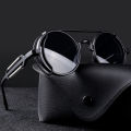 RAY BAN Driving google brand designer women's glasses men's retro punk steampunk sunk round frame sunglasses shiglasses UV400 outdoor sports. 
