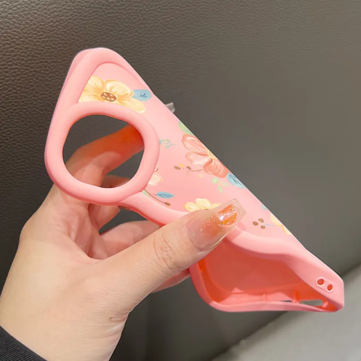 Hontinga%20for%20OPPO%20A18%20A38%20Back%20Cover%20Beautiful%20Flowers%20Pattern%20Luxury%20Soft%20Silicone%20Macaron%20Wave%20Mobile%20Case%20-%20Image%204