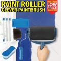 Paint Roller Clever Paint Brush Handle No Prep,No Mess House Deco Wall. 