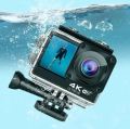4k 20MP Action Camera Ultra HD With External Mic, Underwater Camera 131FT Waterproof Camera 170 Degree Wide Angle 4X Zoom Support External Microphone. 