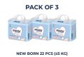 Aiwibi Diapers NB22 pack of 3. 