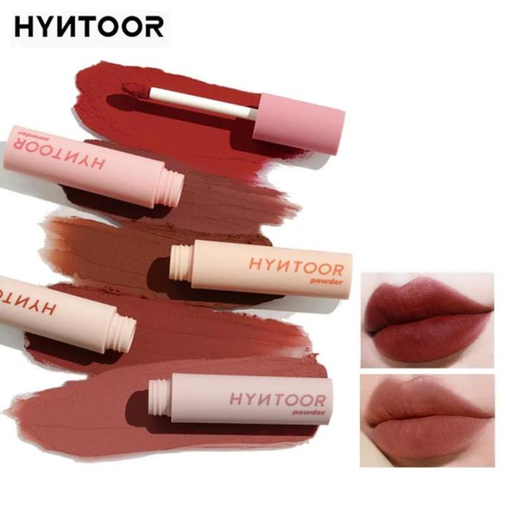 HYNTOOR Black Rabbit Macaron Lip Mud Mirror Lip Glaze Niche Brand ...
