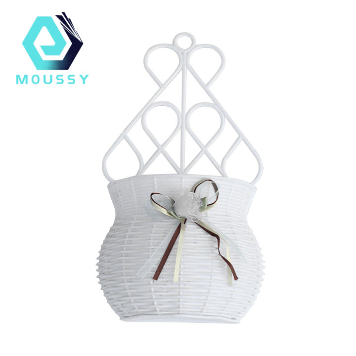 Flower Basket Hollow Anti-scratch White Flower Arrangement Gardening Basket Planter Horticulture Supplies