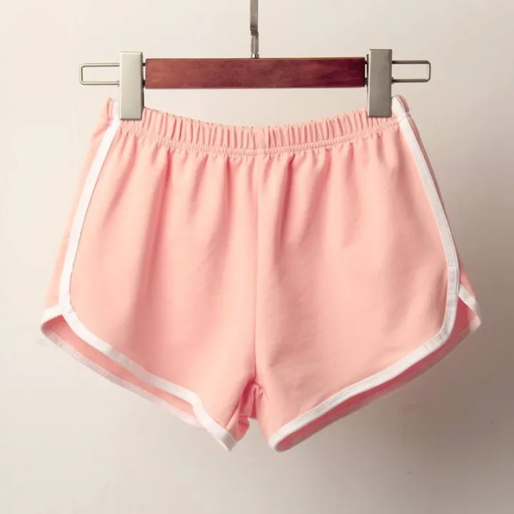 Girls%20Elastic%20Waist%20Contrast%20Binding%20Shorts%20-%20Image%207