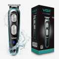 VGR V-055 Rechargeable Hair Trimmer Waterproof Wireless Electric Shavers Beard Hair Clipper Trimmer Tool. 