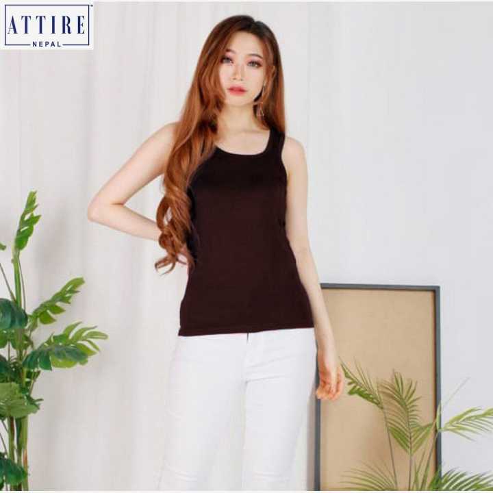 Attire Nepal Women'S Tank Top Sando With Color Options (Sd-05)