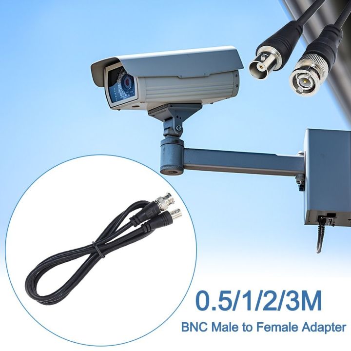 Double-head Video Cable For CCTV Camera Accessories BNC Male to Female ...