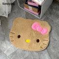 Sutuiying Kawaii Hello Kitty Sanrio Carpet Anime Floor Mat Bathroom Non-Slip Sales promotion Water Uptake Room Decoration Soft Door Mat Christmas Gifts. 