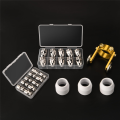 P80 Plasma Cutter Torch Consumables, 24Pcs 1.5mm Cutting Torch Nozzle Tips Electrode Kits, for BTC800DP Plasma Cutter. 