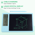 Multifunctional Electronic Desk Calendar LCD Handwriting Board,A. 