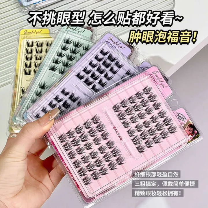 AFDF%20Graceful%20Girl%20No%20Glue%20Needed%20Butterfly%20Fairy%20Dense%20Simulation%20Single%20Cluster%20Ultra-fine%20Stem%20False%20Eyelashes%20-%20Image%203