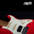 Jet Guitars JS 400 CRD HSS Roasted Maple Coral Red w/ Gigbag. 