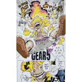 One Piece / Luffy / Gear 5 / Sun God Nika / Wall Hang Anime Canvas Art with Wooden back Frame by Om Suva Trades. 
