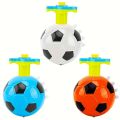 Toys World | Soccer Ball Gyroscope - Light Up Music Spinning Top with Dynamic Rotation, Long-Lasting Fun for Kids, Plastic Football Style Toy for Kids. 
