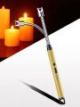 Electronic Kitchen Lighter USB Rechargeable Arc Pulse Windproof Portable Hook Metal Suitable for Kitchen Outdoor. 