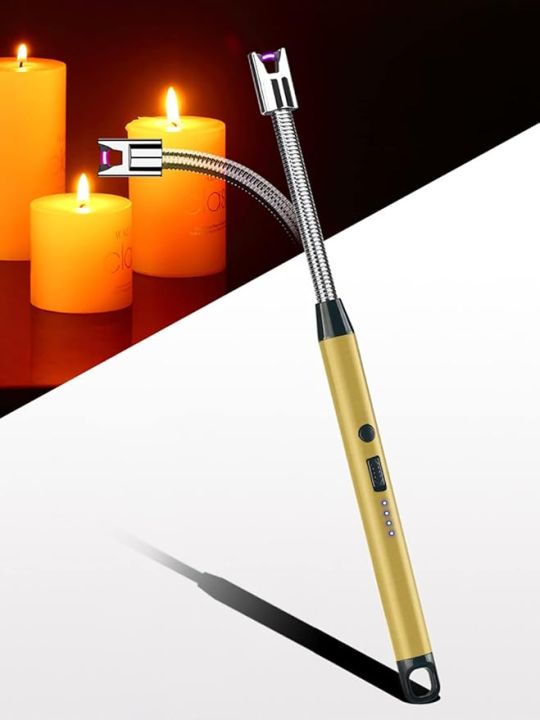 Electronic%20Kitchen%20Lighter%20USB%20Rechargeable%20Arc%20Pulse%20Windproof%20Portable%20Hook%20Metal%20Suitable%20for%20Kitchen%20Outdoor%20-%20Image%202