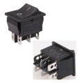 6 Pin Switch 2 Way On/On DPDT 6-Pin Rocker Switch KCD4 250V 16A /125V 20A 2 Pcs. 