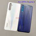 BDK- For Oppo Realme 6 RMX2001 BBK R2001 Plastic Back Cover Rear Door Housing Panel Case Replace For Realme 6 With Stickers. 