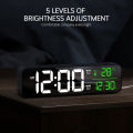 3D Music Dual Alarm Clock Digital Watch Clock. 