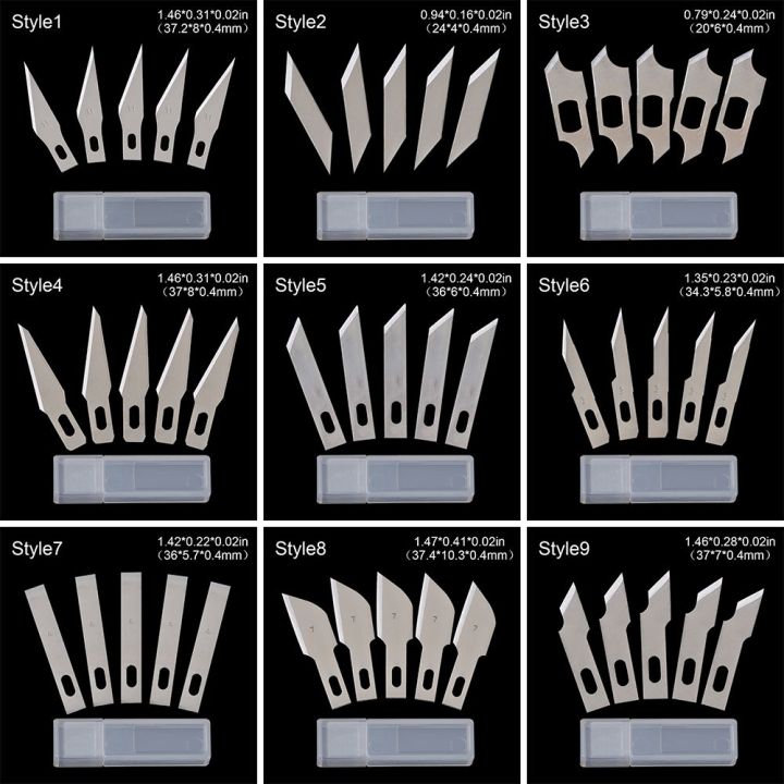 5pcs/set%20Metal%20Non-Slip%20Hand%20Tools%20Scalpel%20Knife%20Parts%20PCB%20Repair%2010pcs%20Blades%20Cutter%20Craft%20Knives%20-%20Image%202