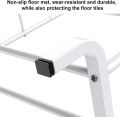 Double Big Stand Hanger Clothes Hanger, Double Rod Drying Rack | Portable Full Iron Body Easy To Install Dual Rod Clothes Rack. 