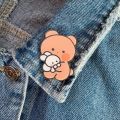 Fashion Cute Japanese Creative Cartoon Acrylic Brooch Girl Student Decoration Accessories Clothes Bag Pendant Badge Pin. 