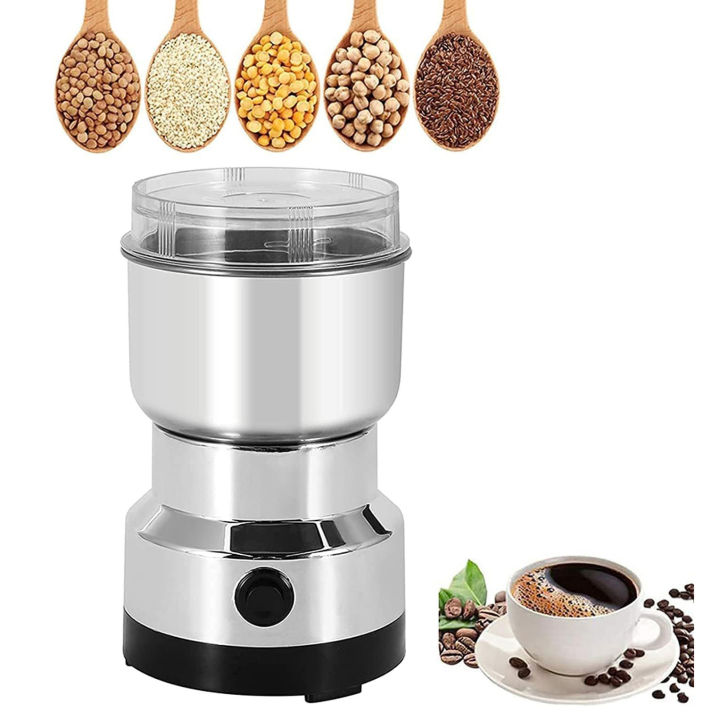 Nima Mini Mixture Grinder Silver Colour Portable Powerful Mixer