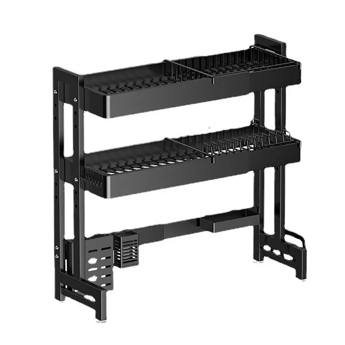 Kitchen%20Sink%20Storage%20Adjustable%20Width%20Double%20Layer%20%20Rack%20Dish%20Table%20Top%20%20Multifunctional%20%20Bowl%20Plate%20with%20Knife%20and%20Spoon%20Holder%20kitchen%20Organizer%20-%20Image%203