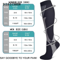 DISICHEN Fashion 2023 High New Compression Socks Stockings Men Women Sports Socks For Marathon Cycling Football Varicose Veins Meias. 