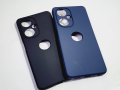Case for OnePlus Nord CE 3 Lite 5G - Logo cut Soft Micro-Fibre Lining Inside Silicone Phone Back Cover. 