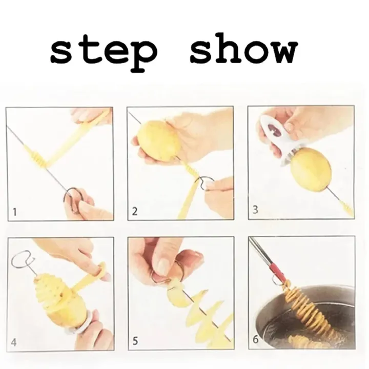 Spiral%20Potato%20Cutter%20Manual%20Slicer%20Vegetable%20Spiralizer%20Chips%20Maker%20with%204%20Stainless%20Steel%20Sticks%20-%20Image%205