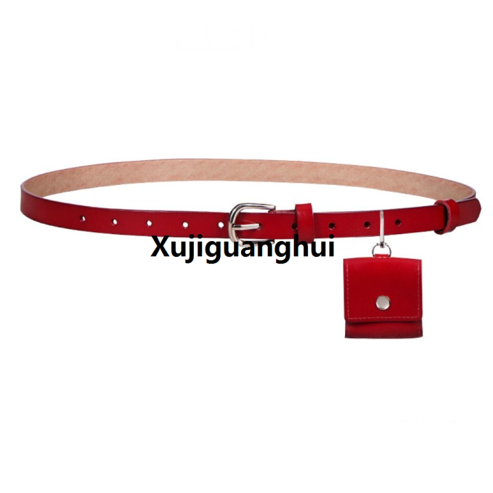 Xujiguanghui%20Portable%20Women%20Waist%20Bag%20Red%20Purse%20Belt%20Waist%20Hot%20Selling%20Bag%20Small%20Bag%20Solid%20Color%20Women%20Belt%20Bag%20Women%20-%20Image%202