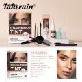 Aweisuan Lakerain Eyebrow Tint Dye Professional Eyebrow Dye Waterproof Long-lasting Eyebrow Brow Kit Semi Permanent Home Use Pro Kit. 